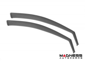 FIAT 500 Side Window Air Deflectors - Farad